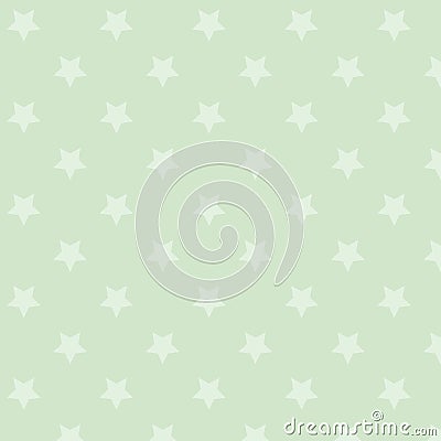 Five-pointed stars in delicate pastel tones. Seamless background Vector Illustration