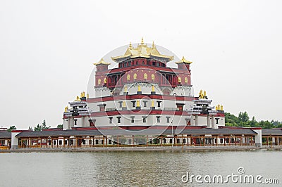 Five-signets Palace in China Editorial Stock Photo