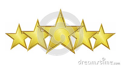 Five star service Stock Photo