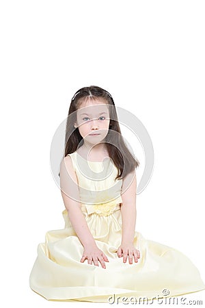 Five years' girl Stock Photo