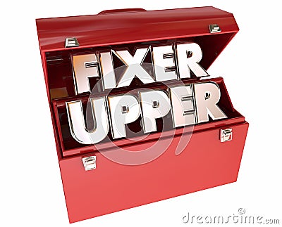 Fixer Upper House Home Repair Construction Project Stock Photo