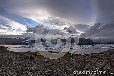FjallsÃ¡rlÃ³n Glacier Lagoon Stock Photo