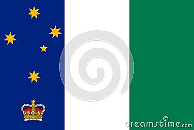 flag of Africans of European ancestry English people in South Africa. flag representing ethnic group or culture, regional Stock Photo