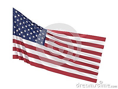 FLAG AMERICA Stock Photo