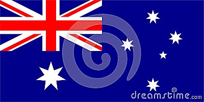 Australia Flag Stock Photo