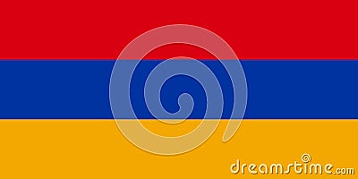 Flag Armenia. Vector illustration Vector Illustration