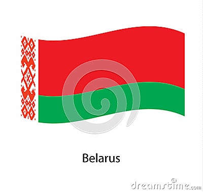 Flag of Belarus,Belarus Flag Icon Vector Illustration