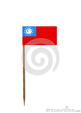 Flag of Burma Stock Photo