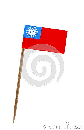 Flag of Burma Stock Photo