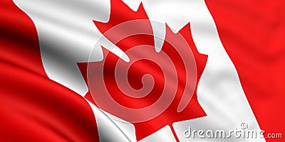 Flag Of Canada Stock Photo