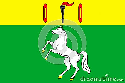 Flag of the city of Gavrilov Posad. Ivanovo region. Russia Stock Photo