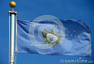 Flag of Conch Republic Stock Photo