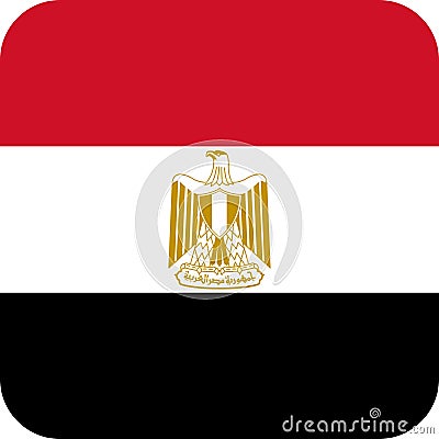 Flag Egypt Africa illustration vector eps Vector Illustration