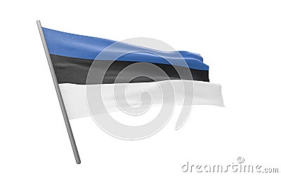 Flag of Estonia Stock Photo