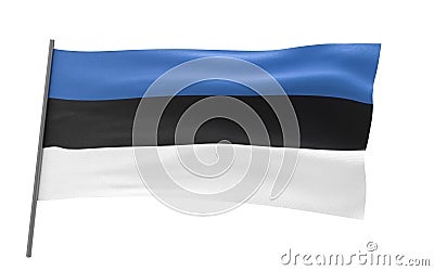 Flag of Estonia Stock Photo