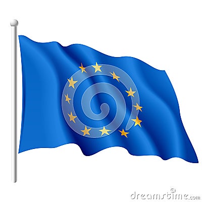 Flag of the European Union Vector Illustration