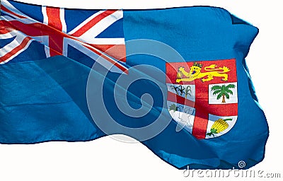 Flag of Fiji Stock Photo