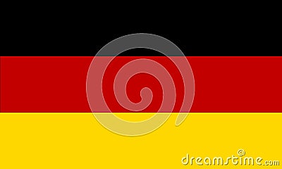 Flag of Germany Vector Illustration