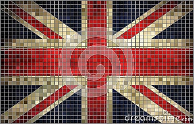 Flag of Great Britain Vector Illustration