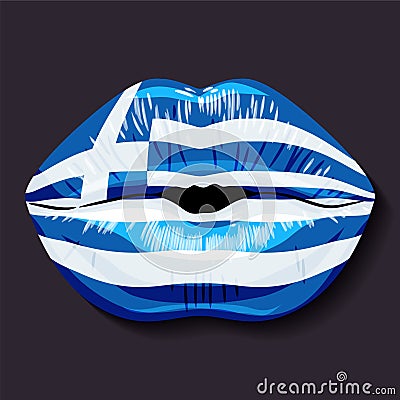 Flag of Greece Vector Illustration