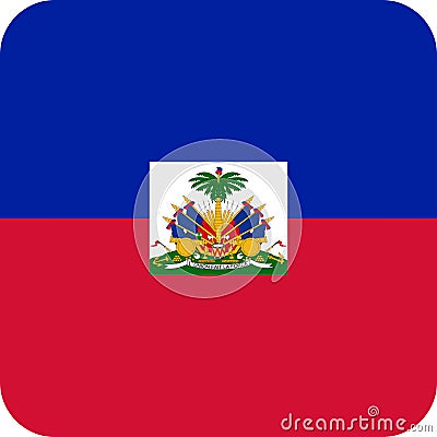Flag Haiti illustration vector eps Vector Illustration