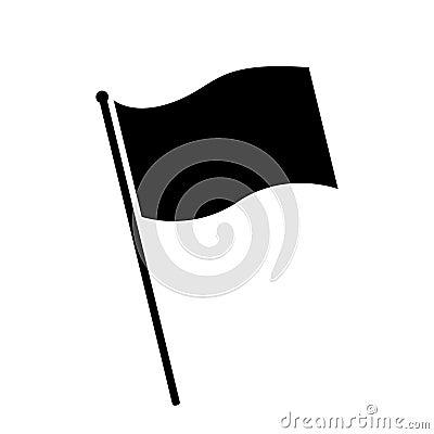 Flag icon sign signifier vector isolated vector Vector Illustration