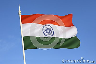 Flag of India Stock Photo