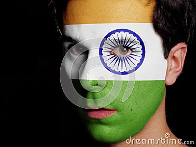 Flag of India Stock Photo