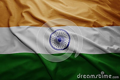 Flag of India Stock Photo