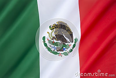 Flag of Mexico Stock Photo