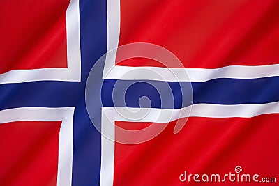 Flag of Norway Stock Photo