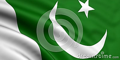 Flag Of Pakistan Stock Photo