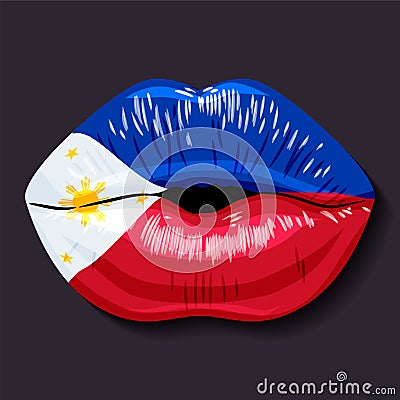 Flag of Philippines Vector Illustration