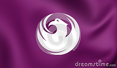 Flag of Phoenix, USA. Stock Photo