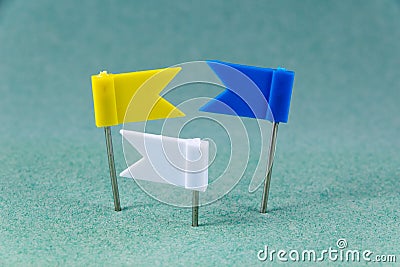 Flag Pins Stock Photo