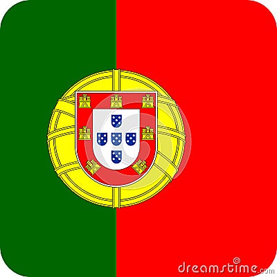 Flag Portugal illustration vector eps Vector Illustration