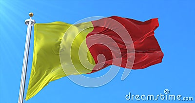 Flag of the prefecture of Orleans, France. 3d rendering Stock Photo