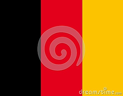 flag of Reuss-Ebersdorf. Historical flag of the part of Europe on fabric surface Stock Photo