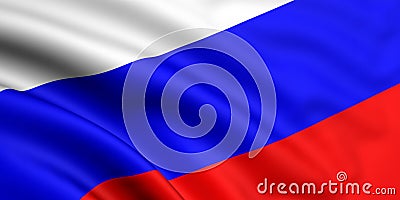 Flag Of Russia Stock Photo