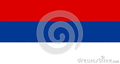Glossy glass Flag of Serb people of Bosnia and Herzegovina Stock Photo