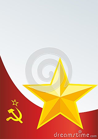 Flag of the Soviet Union, Union of Soviet Socialist Republics Vector Illustration