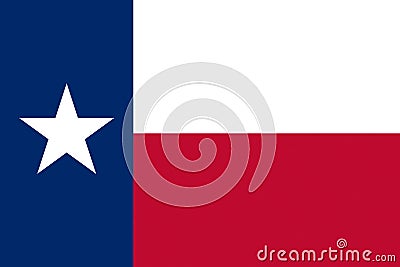 Flag of Texas Stock Photo