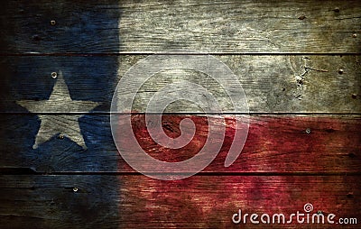 Flag of texas Stock Photo