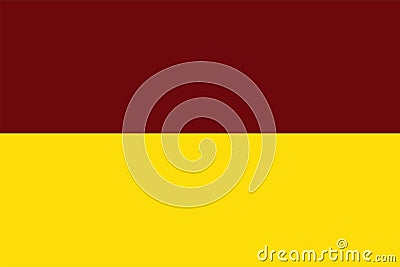 Flag of Tolima Department (Republic of Colombia, South America Vector Illustration