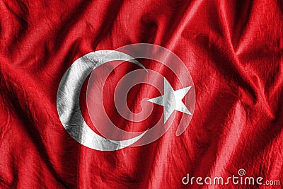 Flag of Turkey Stock Photo