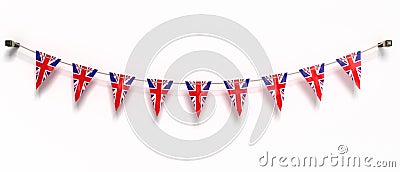 Flag of UK Cartoon Illustration