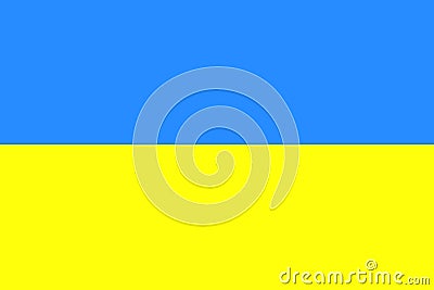 Flag of Ukraine Vector Illustration