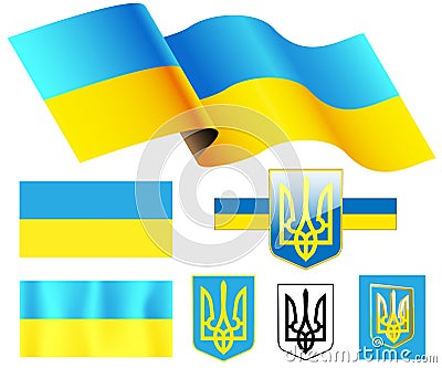 Flag of Ukraine Vector Illustration