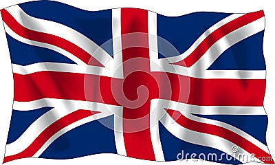 Flag of United Kingdom Vector Illustration