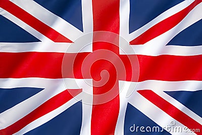 Flag of the United Kingdom Stock Photo